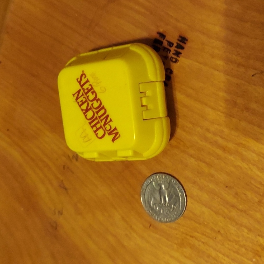 Nostalgia over load. Transforming mcnuggets! 90s happy meal grail.